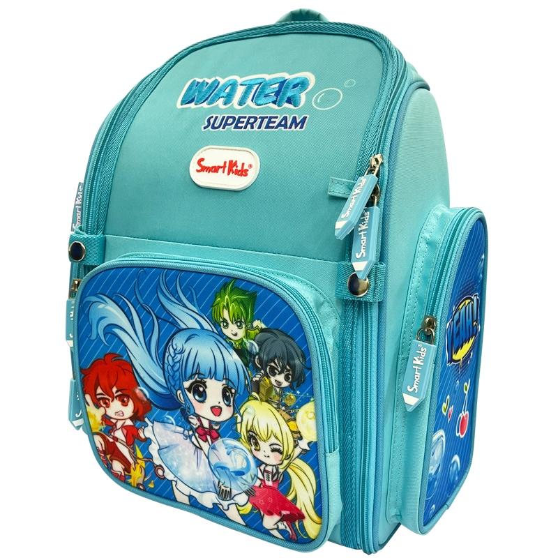 Ba Lô Chống Gù Water Super Team B-011 - Màu Xanh Nhạt