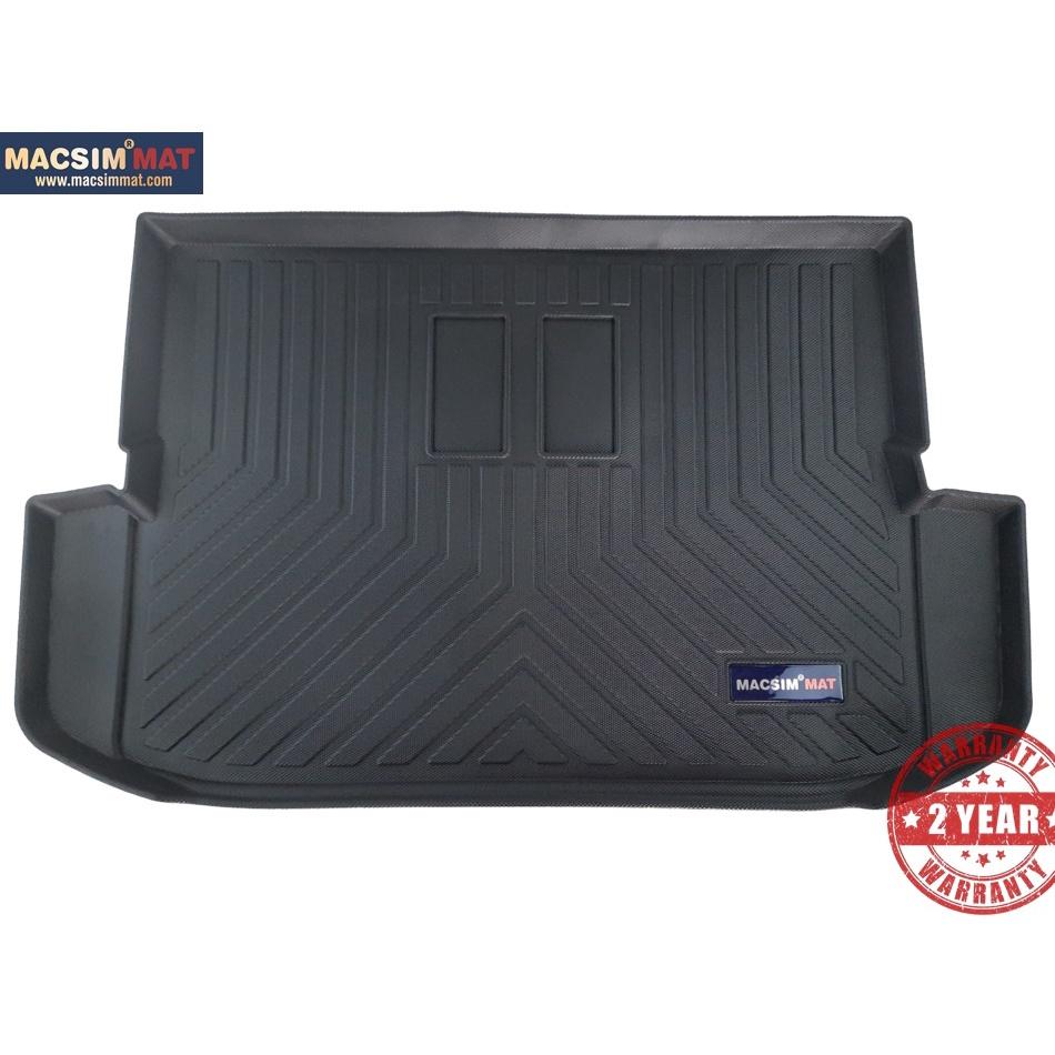 Thảm lót cốp xe ô tô Toyota Rush 2017-đến nay nhãn hiệu Macsim chất liệu TPV cao cấp màu đen