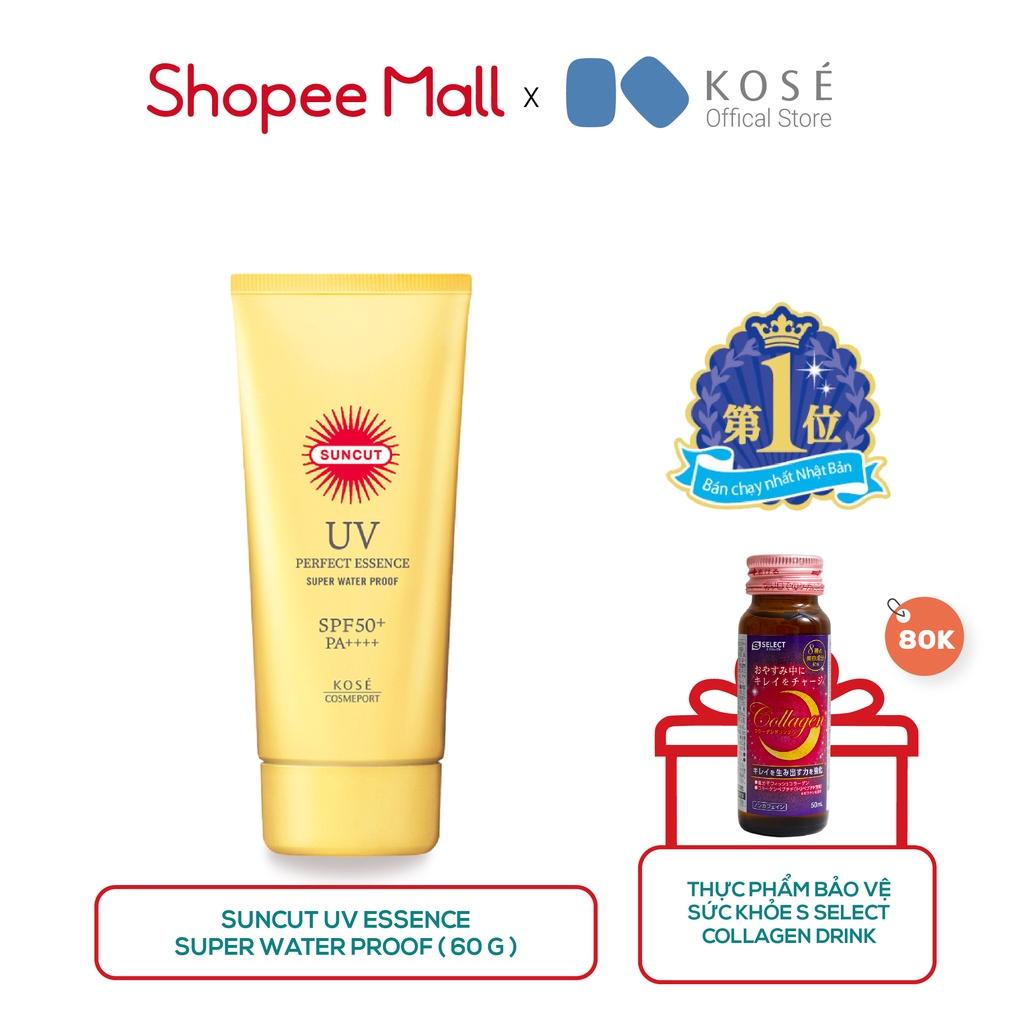 Tinh Chất Chống Nắng Kosé Suncut Perfect UV Protect Esscence Super Waterproof 60g và 110g