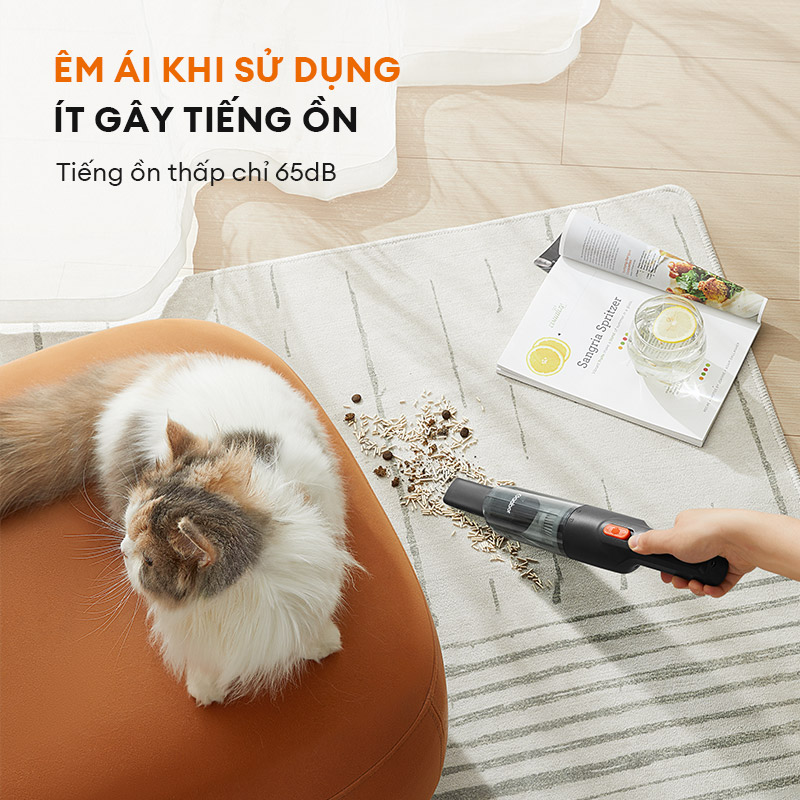 Máy hút bụi không dây GAABOR GVCC-M3A2 áp suất hút 6000pa, 3 đầu hút tiện lợi - Hàng chính hãng