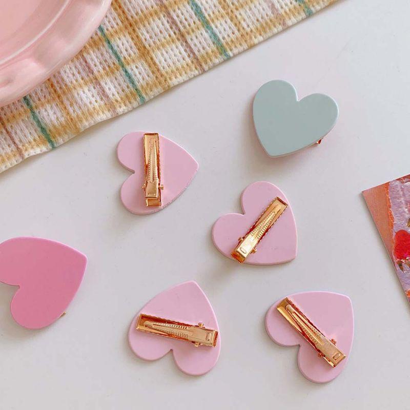 Kẹp tóc hình trái tim xinh xắn