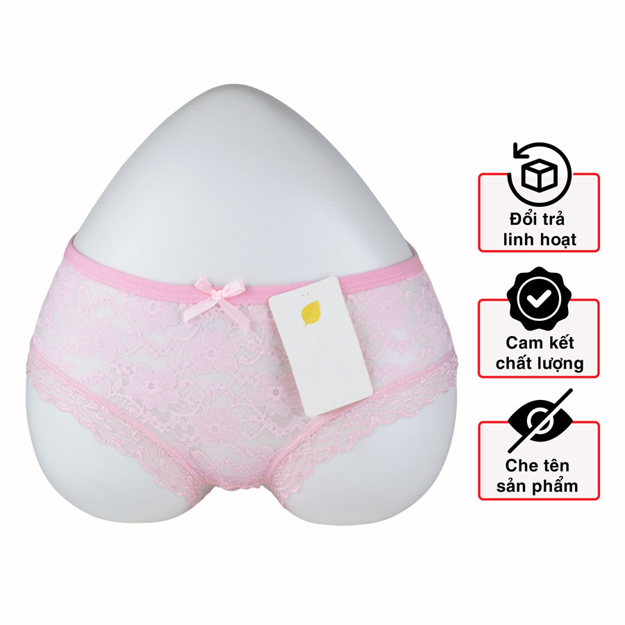 Quần lót ren nữ xuyên thấu gợi cảm cao cấp, quần lót nữ sexy chất vải ren thêu siêu nhẹ, kháng khuẩn, mềm mịn FreeSize <60kg