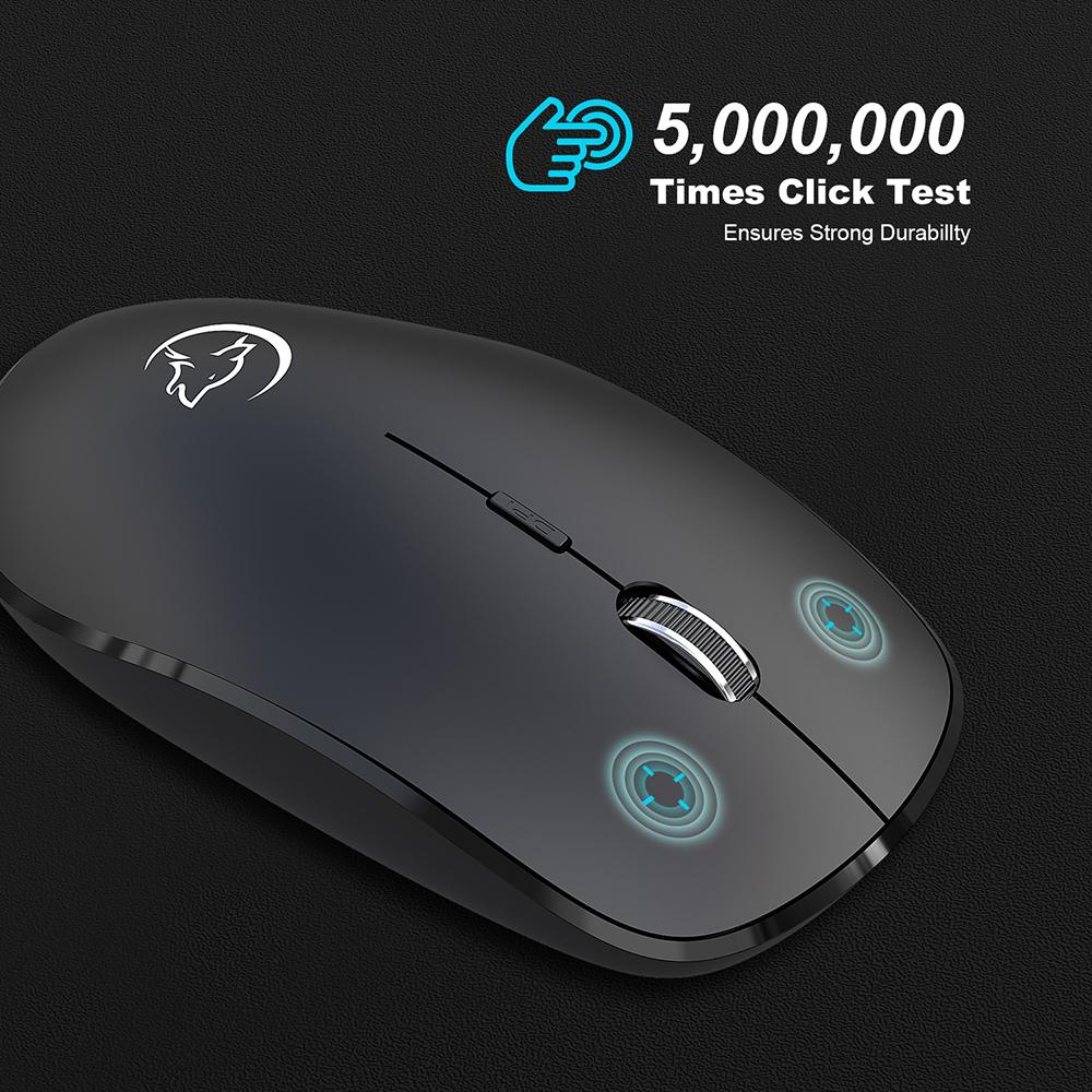 Chuột không dây YWYT G834 2.4G chơi game/văn phòng tiện dụng với 3 đầu thu USB DPI có thể điều chỉnh cho máy tính xách tay