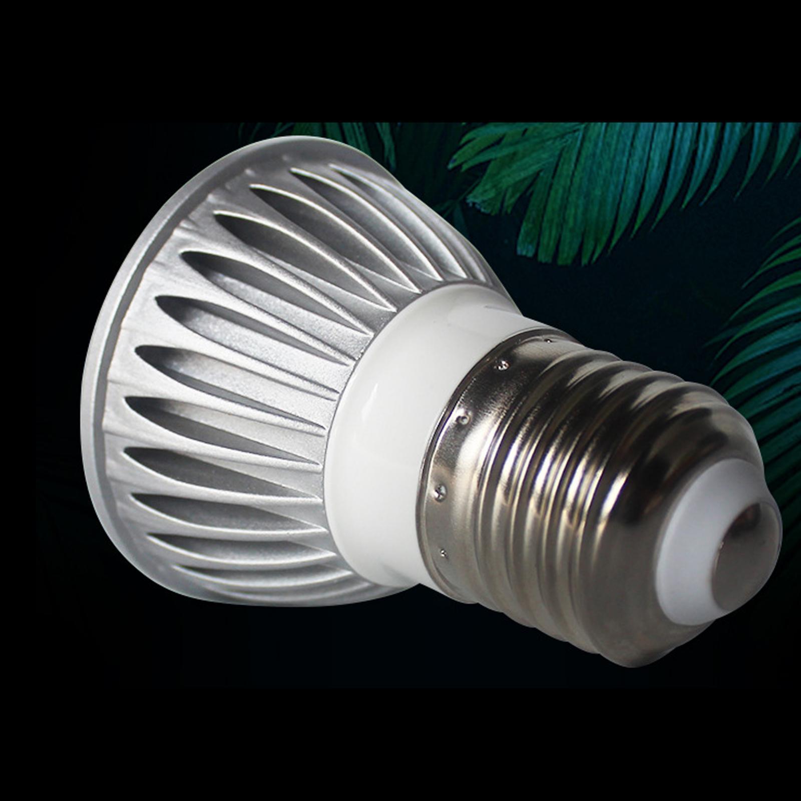 Ceramic Reptile Heating Light Full Spectrum E27 Basking Spot Lamp for Lizard Turtle
