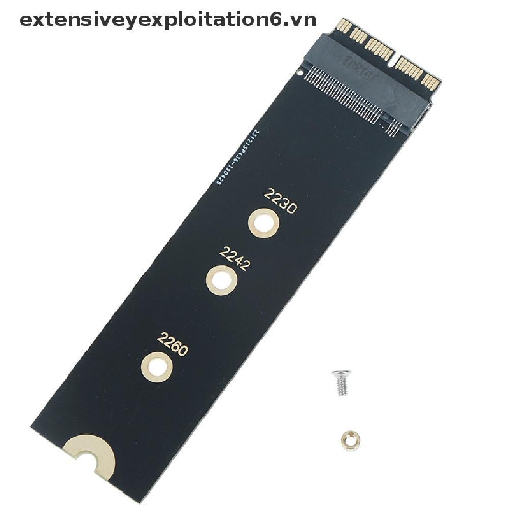 Thẻ Chuyển Đổi SSD NVMe PCIe M.2 NGFF Cho 2013 2014 2015 macbook air pro.