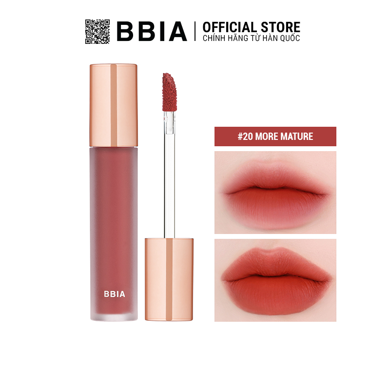 Bbia Last Velvet Tint - V Edition - Version 4 5 Màu 5G Bbia Official Store - V20 More Mature