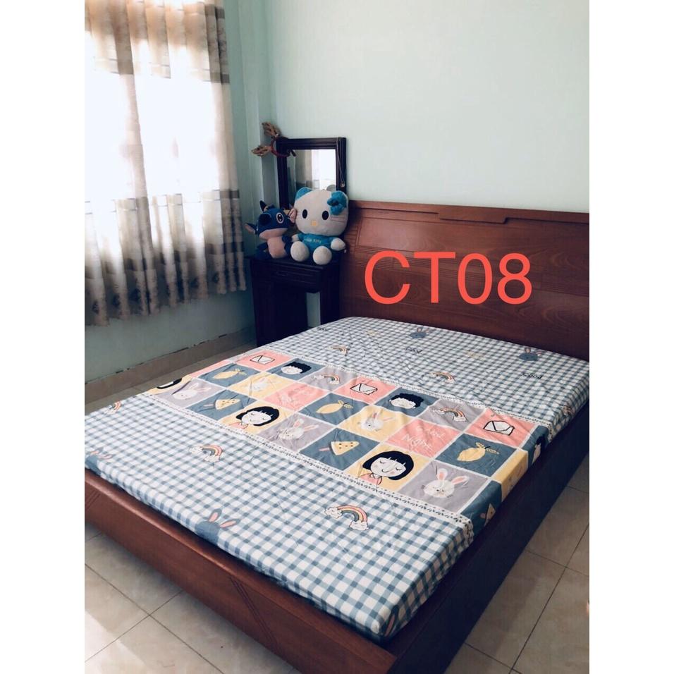 Ga chống thấm cotton cao cấp 1m6x2m/1m8x2m cao 10cm