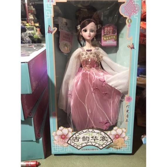 Búp bê cổ trang khớp 60cm có nhạc đèn và bộ điều khiển nhạc