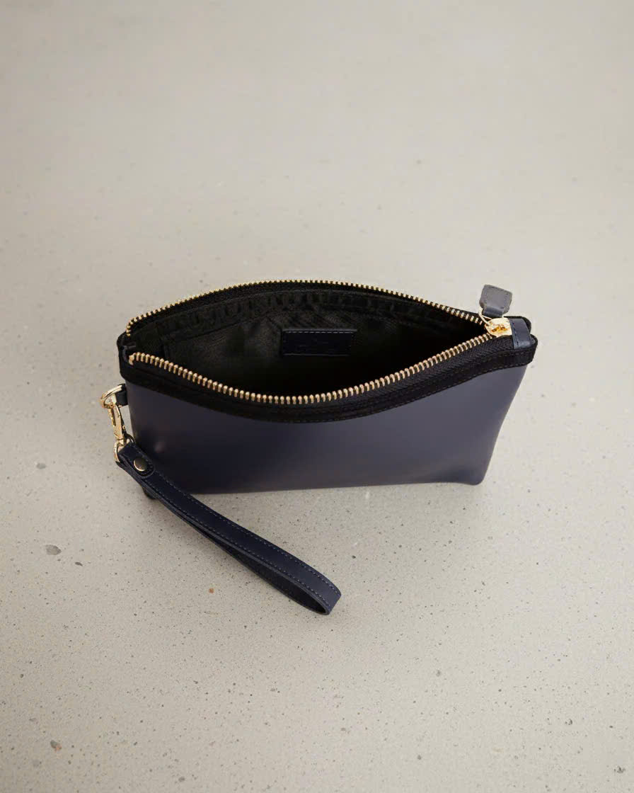 Ví Cấm Tay Da Bò Ý, Ví Cầm Tay Đa Năng Clutch thời trang thiết kế Hity ACC001