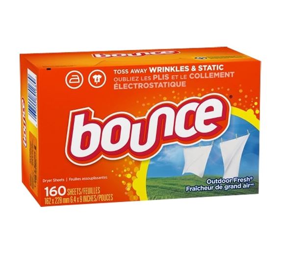 Giấy thơm quần áo Bounce Mỹ 160 tờ