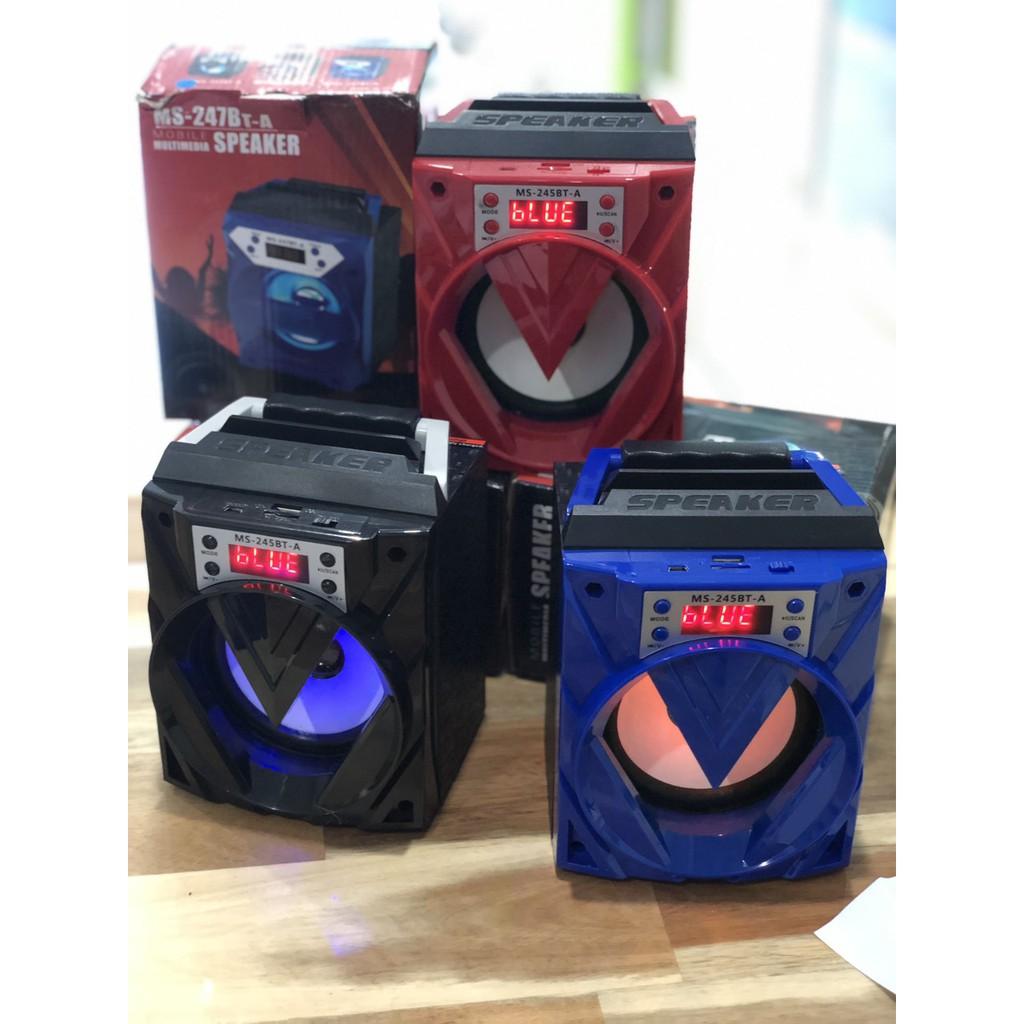 Loa Bluetooth gỗ MS-245BT, có FM
