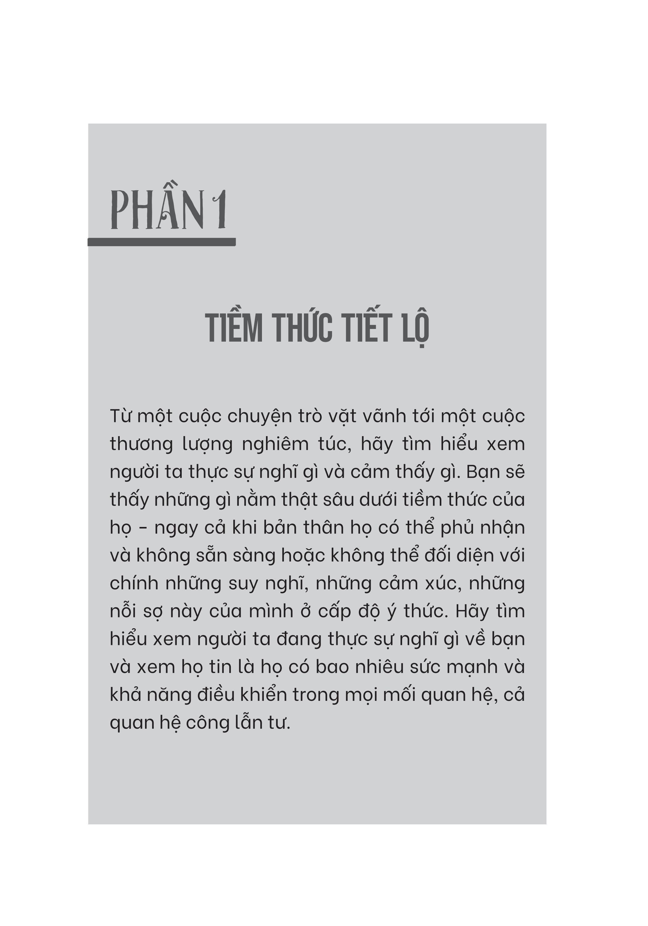 Đọc Vị Tâm Trí - Khám Phá Xem Người Ta Nghĩ Gì, Muốn Gì Và Thực Sự Là Ai