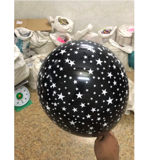 Bịch 100 quả bóng bay cao su chấm bi size 35cm (2.8gr)