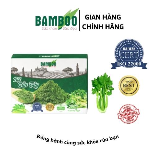 Bột cần tây Bamboo 60g/ 20 gói - Detox Hỗ trợ giảm cân, giữ dáng, đẹp da