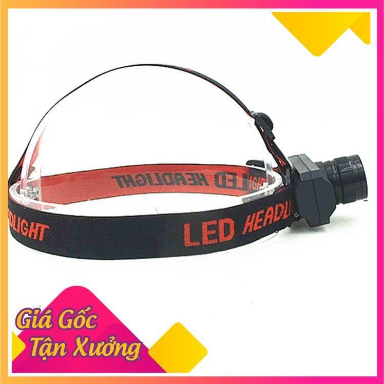 Đèn Đội Đầu Headlamp Zoom 3 Chế Độ Sáng Dùng Pin Sạc 1 Bóng  TP'S