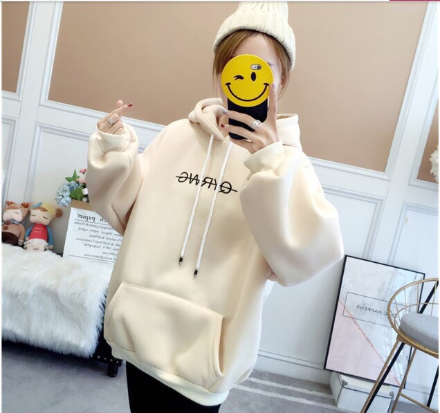 (38-70kg, liên hệ tư vấn size phù hợp) Áo hoodie chất nỉ bông mỏng H46-kem chữ. Áo nỉ có nón. Áo nỉ nam, áo nỉ nữ. Áo khoác nỉ. Áo khoác nỉ tay dài. Áo khoác nỉ nón. HÀNG MAY TRỰC TIẾP TẠI VIỆT NAM. hongduyen2188