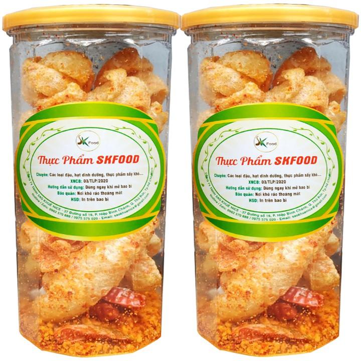 DA HEO CHÁY TỎI ỚT THƠM NGON - HŨ 160G HIỆU SK FOOD