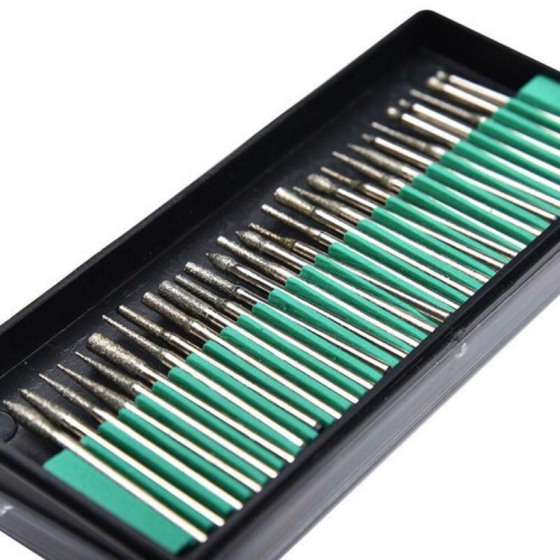 Bộ 30 Mũi Mài Điêu Khắc Cán 3.00mm - Trường Thịnh Sài Gòn