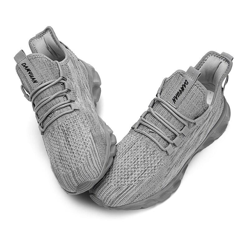 Nam Lưu Hóa Đi Chạy Bộ Unisex Casual Nhẹ Giày Tennis Thể Thao Giày Thể Thao Thoáng Khí Giày Thời Trang Color: Black Shoe Size: 46