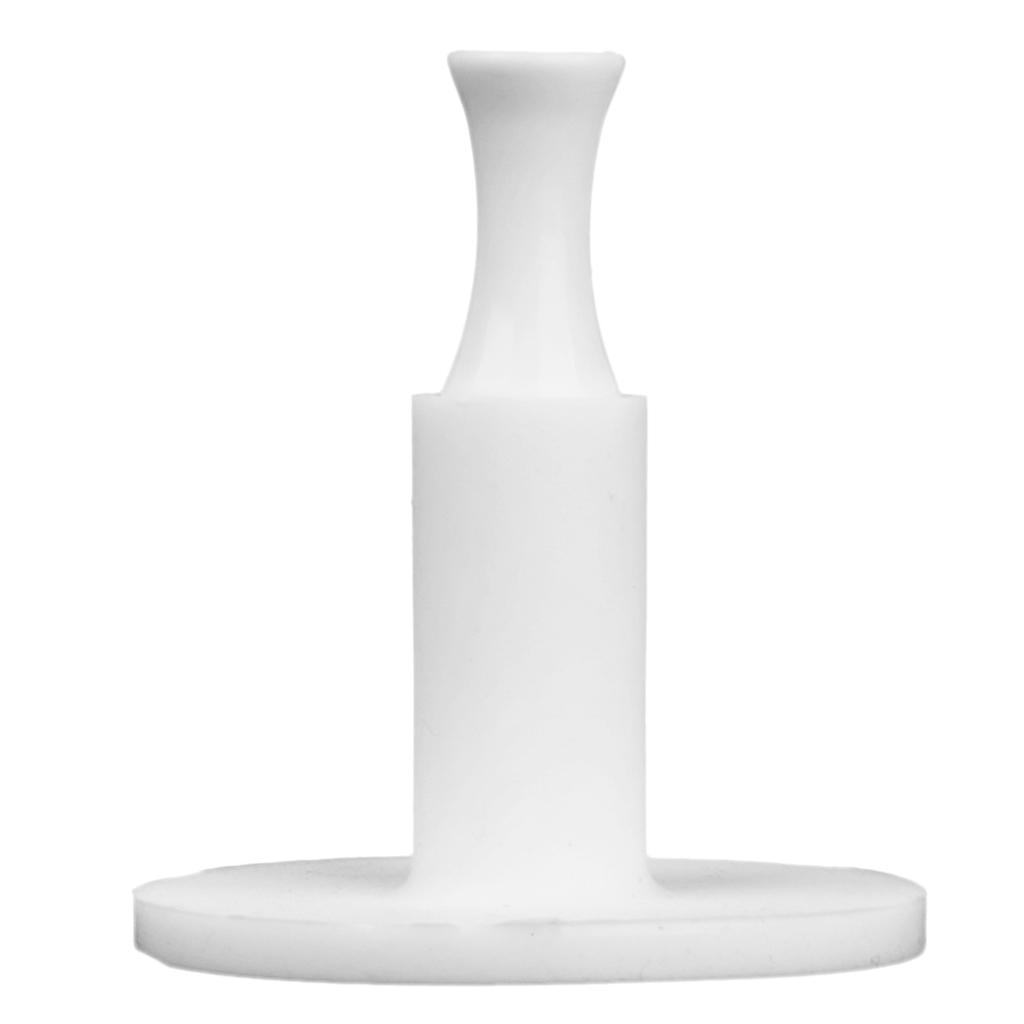White Rubber Golf TEE Holder for Golf Driving Range Tees