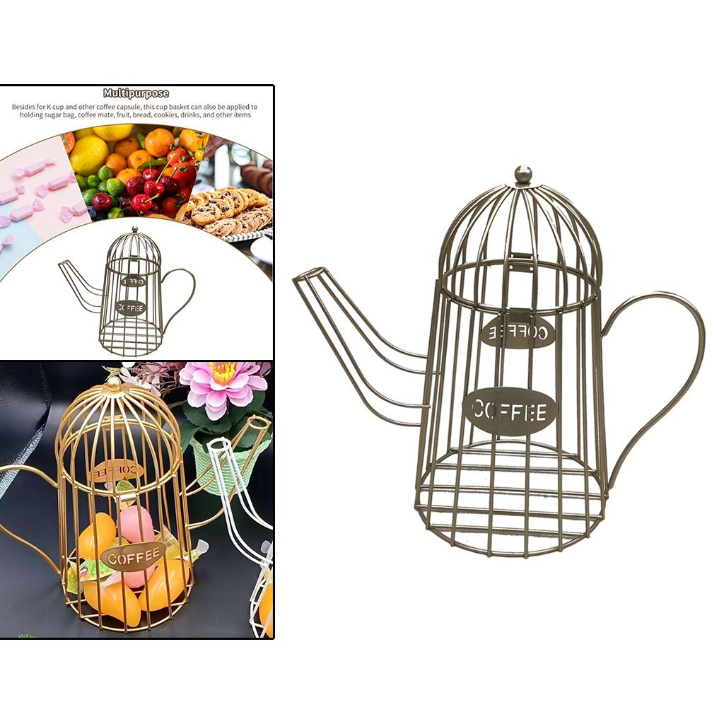 Coffee Pod Organizer Holder Capsule Storage Basket Coffee Cup Basket L