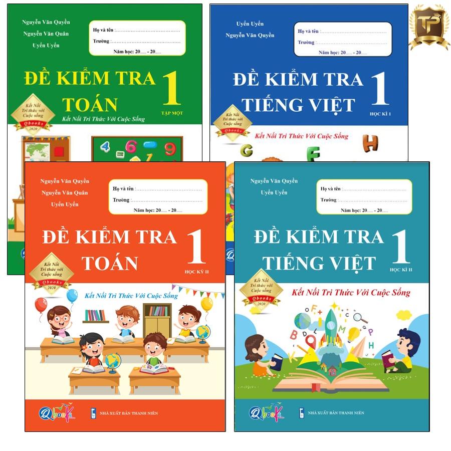 Sách - Combo Đề Kiểm Tra Lớp 1 Cả Năm - Toán và Tiếng Việt Kết Nối Tri Thức Với Cuộc Sống