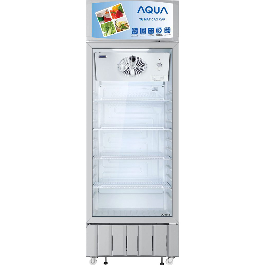 Tủ Mát Aqua AQS-F418S (340L) - Hàng Chính Hãng - Chỉ Giao tại HCM