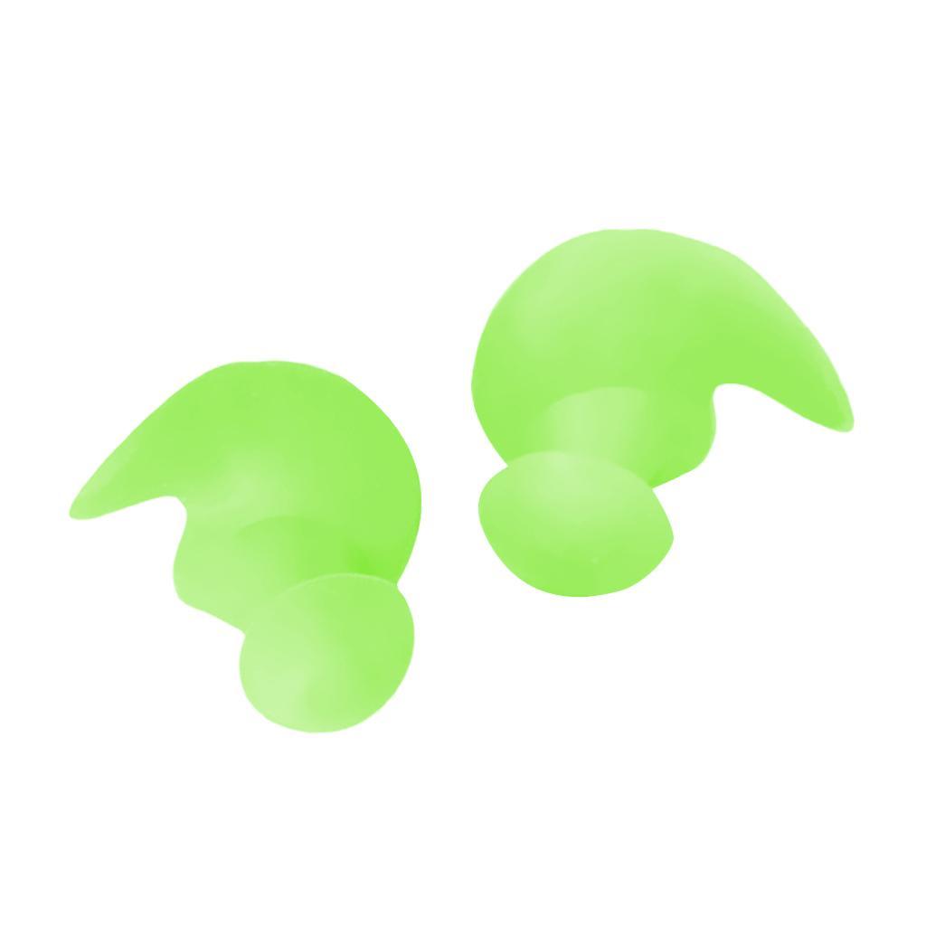 2 Pair Swimming Ear Plug Hearing Protector Sleeping Noise Reduction 25mm