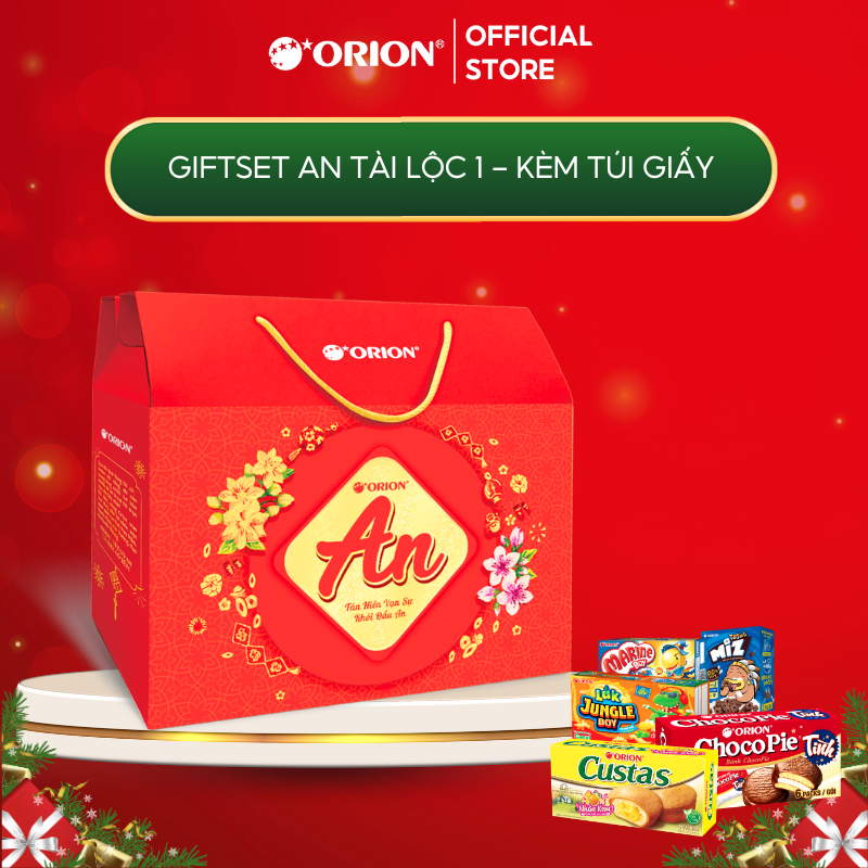 Bộ Quà Tết ORION - AN TÀI LỘC 1 657.6g