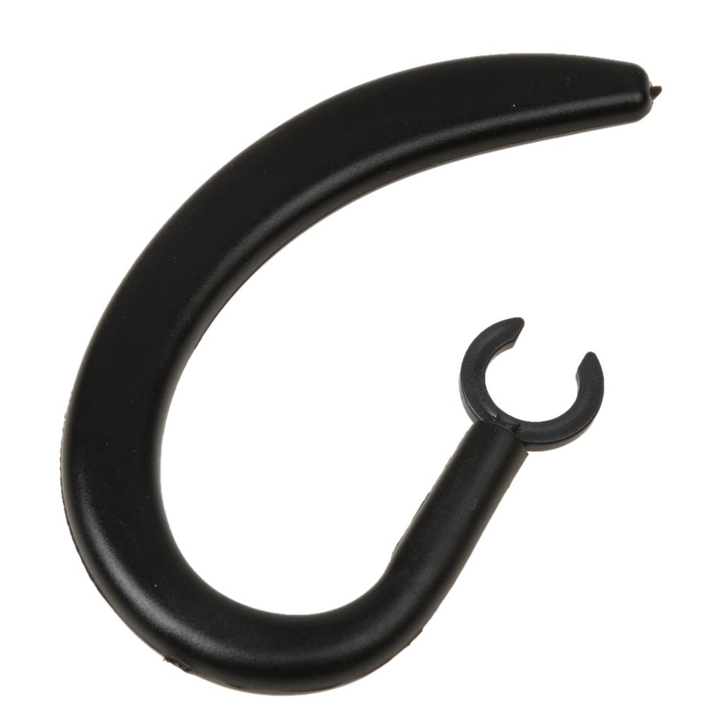 6 Pieces Replacement Earhook Bluetooth Headset Earpiece Ear Hook Clip Black