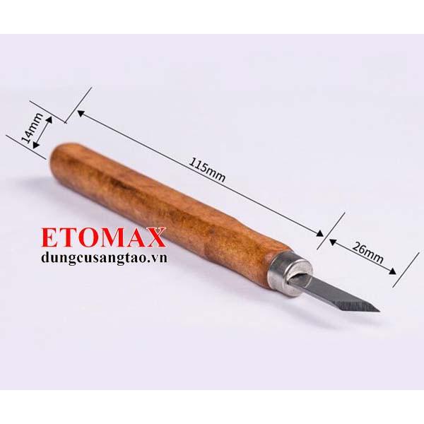 Bộ 8 dao khắc, đục tiện gỗ đa năng cao cấp