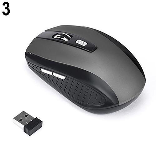Chuột gaming không dây 1200dpi 2.4gh có đầu USB nhận tín hiệu cho PC laptop