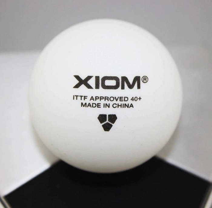 Quả bóng bàn Xiom 40+ tiêu chuẩn, hộp bóng bàn 6 quả Xiom