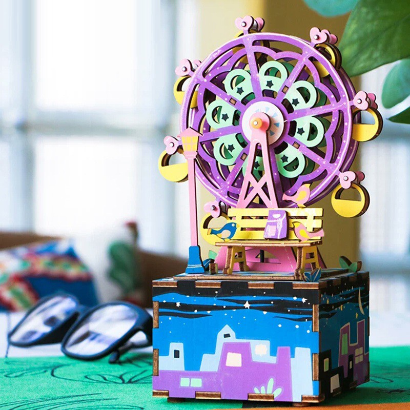 AM402 Ferris Wheel Music Box – Mô hình Hộp nhạc Vòng Đu Quay