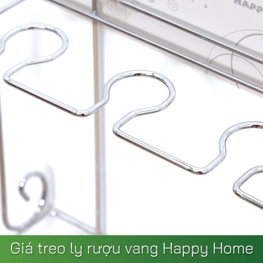 Giá treo ly rượu vang Happy Home