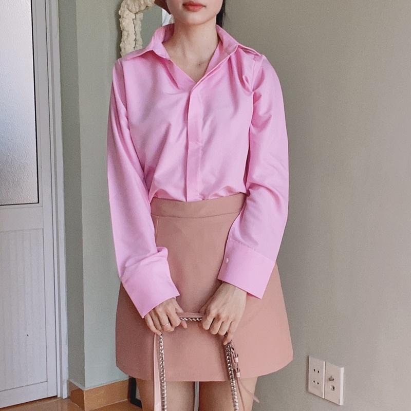 Áo sơmi kate 5 màu - Audrey Studio