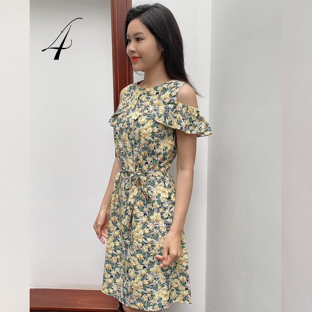 Đầm Trễ Vai, Váy Trễ Vai, Chất Liệu Lụa Loại 1, Mặc Cực Thoải Mái