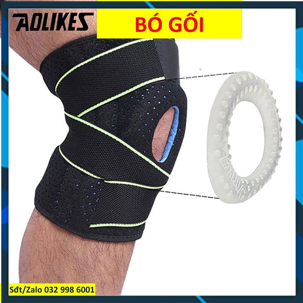 Bó gối thể thao có nẹp Băng gối thể thao Bảo vệ đầu gối chính hãng Aolikes 7618 7912 7915 7908 7907 7909 yeah