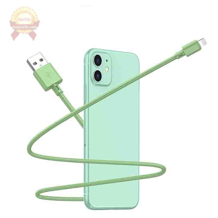 Dây cáp uốn dẻo sạc nhanh QC 3.0 silicon Type C Lightning USB dài 1m 3m cho điện thoại