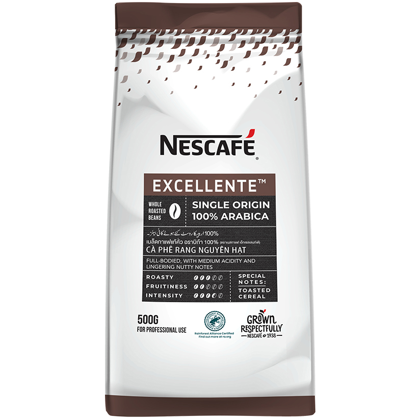 Combo 2 bịch cà phê rang nguyên hạt Nescafé Excellente (bịch 500g)