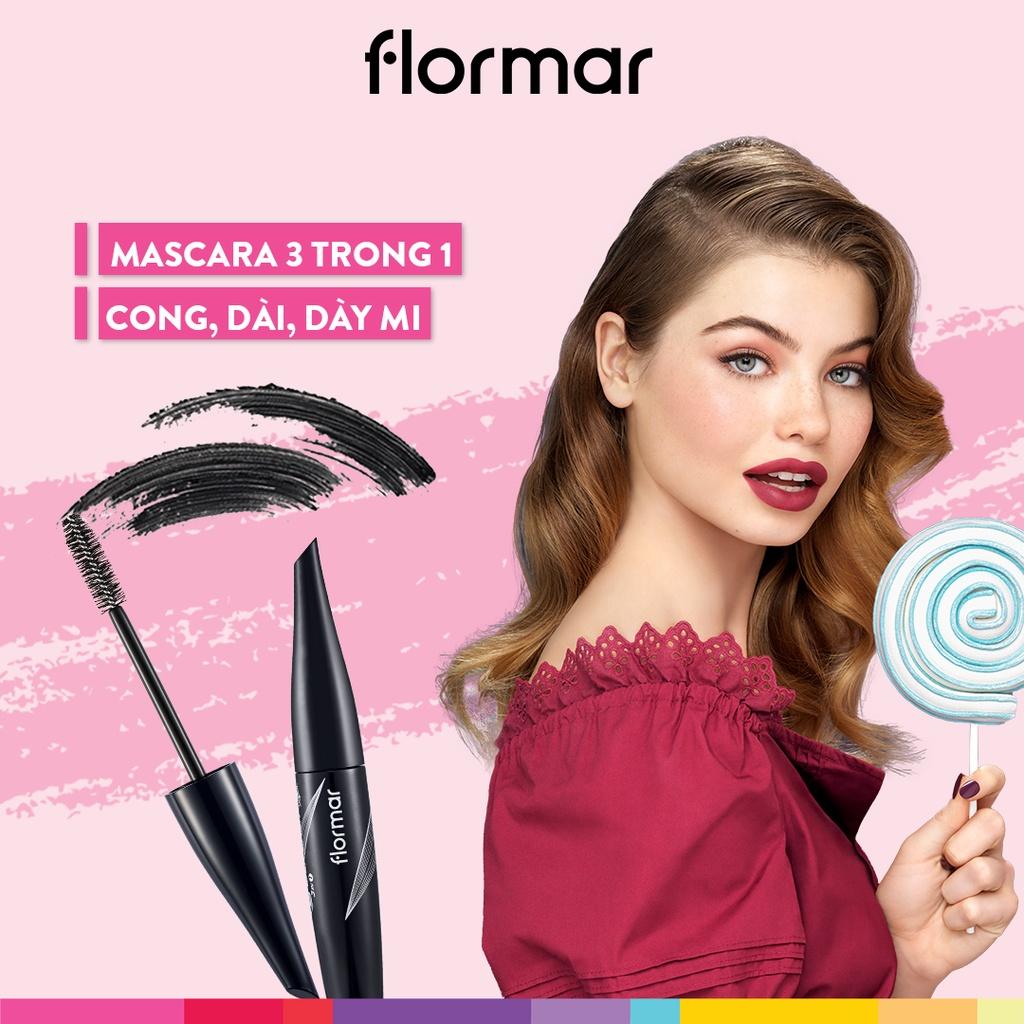 Chuốt Mi Flormar Spider Lash 3in1 Mascara Hỗ Trợ Cong Dài, Dày Và Dưỡng Mi