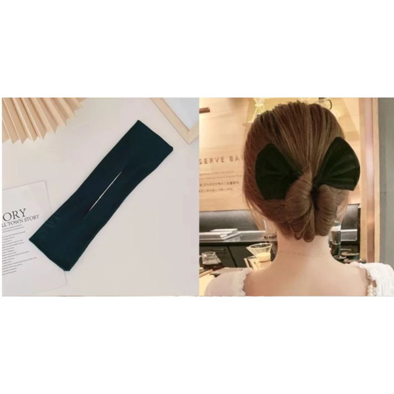 Nơ xoắn kẹp tóc