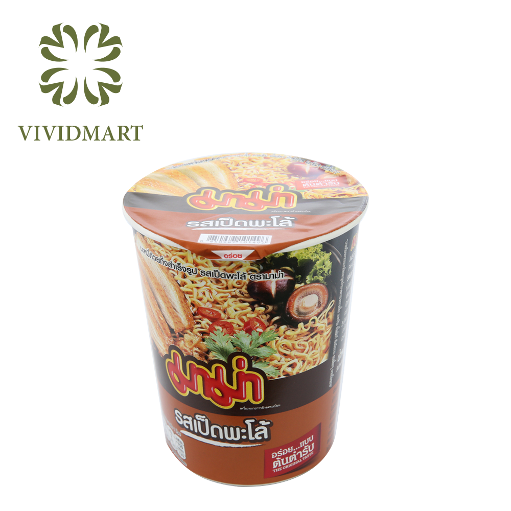 MAMA - Mì ly Mama vị Vịt tiềm, Mì ly Mama Vịt tiềm, Mì Vịt tiềm Mama ly, Mì ly Ma Ma Vịt tiềm, Mì ăn liền Thái Lan (60g/ly)