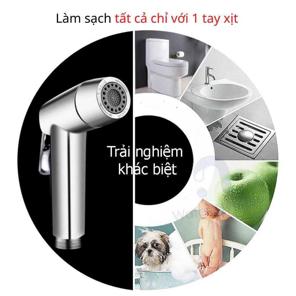 Tay xịt vệ sinh 2 trong 1, hai chế độ nước, chống rát, chống bỏng Waternymph ASPQ003