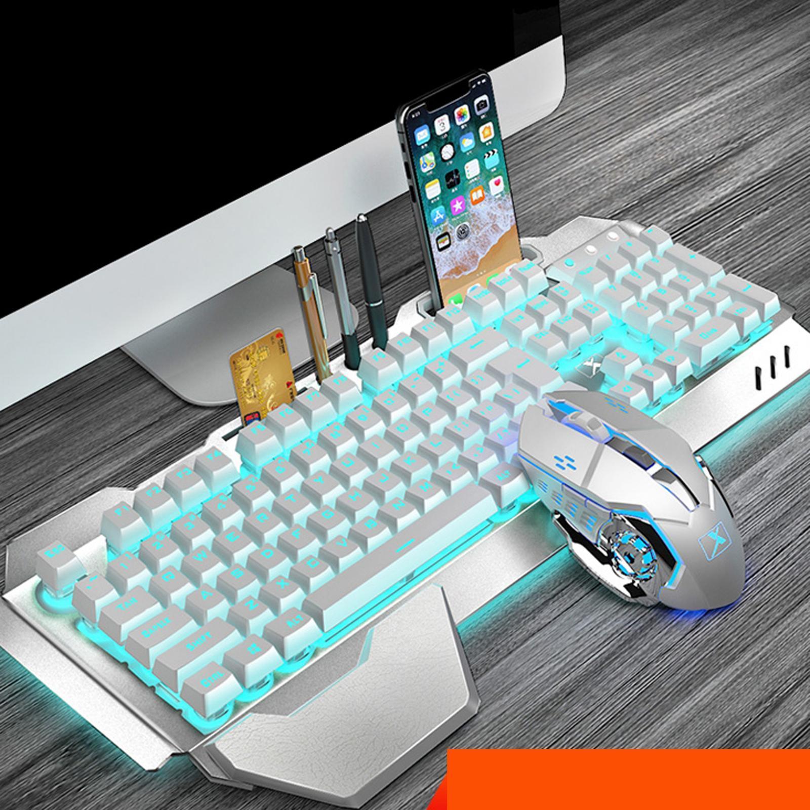 Gamer 2.4G Wireless Keyboard Mouse Set Rechargeable