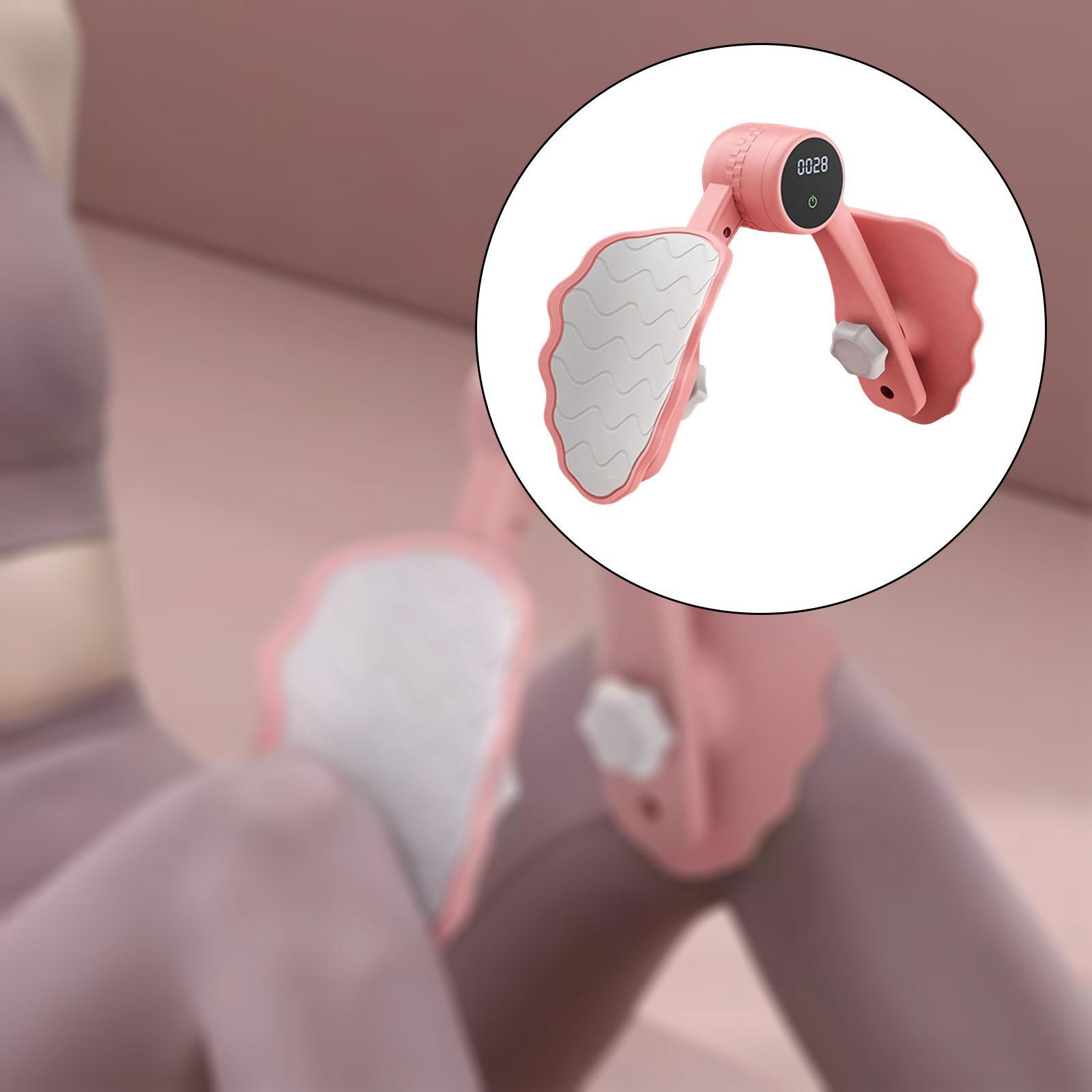 Intelligent Counting  Floor Trainer Leg Press Machine Pink