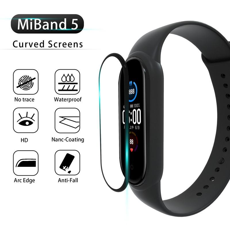 Bộ Miếng Dán 3D Full Màn Cho Xiaomi Mi Band 4/ 5/ 6/ 7/ 8 - Bảo Vệ Mặt Đồng Hồ Một Cách Trọn Vẹn