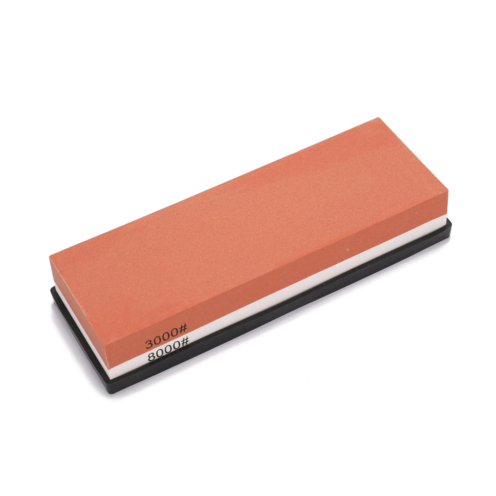 3000/8000 Grit Premium Whetstone Cut Sharpening Stone Set Professional Cutter Sharpener with Non Slip Base Home Kitchen