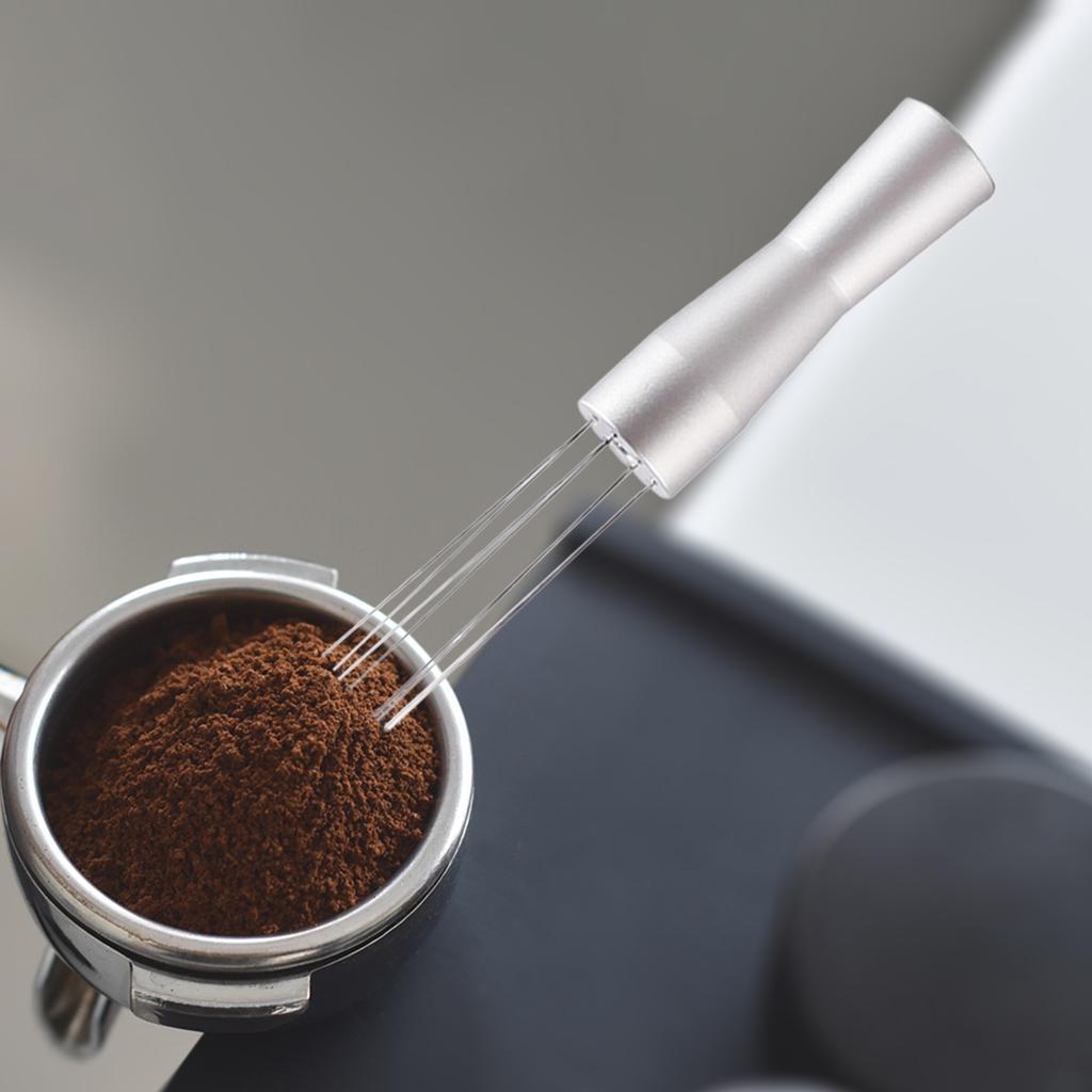 2 Set Needle Style Coffee Tamper Distributor Espresso Hand Stirrer Tools