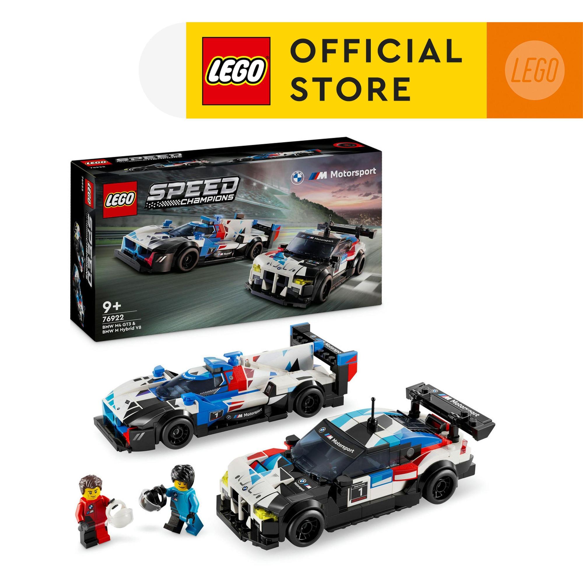 LEGO SPEED CHAMPIONS 76922 Đồ chơi lắp ráp Siêu xe BMW M4 GT3 &amp; BMW M Hybrid V8 (676 Chi Tiết)